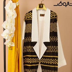 مانتو لینن حصیری زمرد