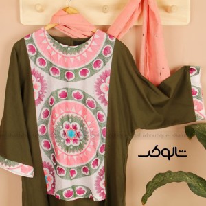 تونیک  بخارا دوزی مرجان