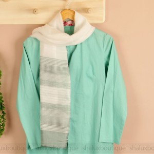 مانتو لینن پشت گل دار