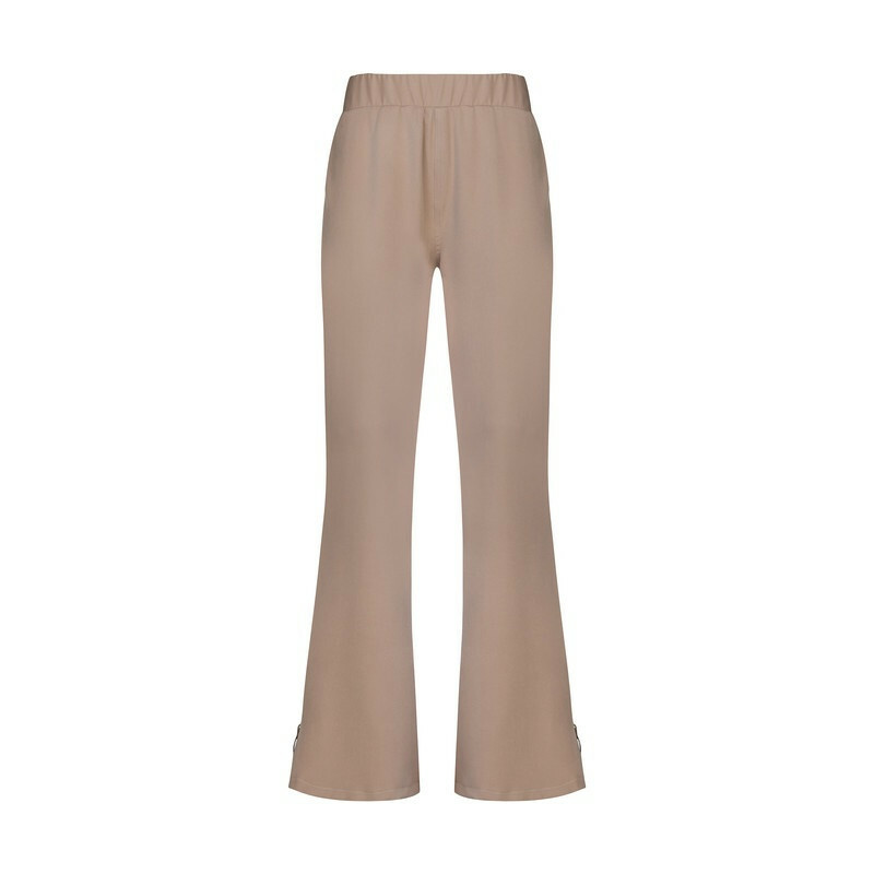 شلوار دخترانه مدل دمپا بغل زیپ دار  رنگ کرم GID-SH10