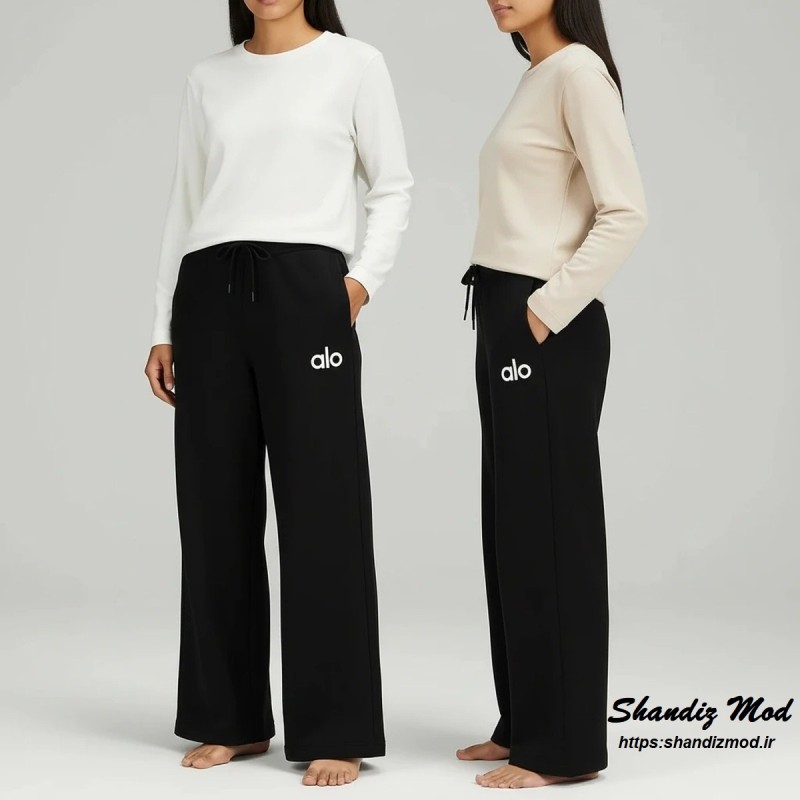 شلوار زنانه اسپرت بگ و دم پا گشاد alo کد 7063610