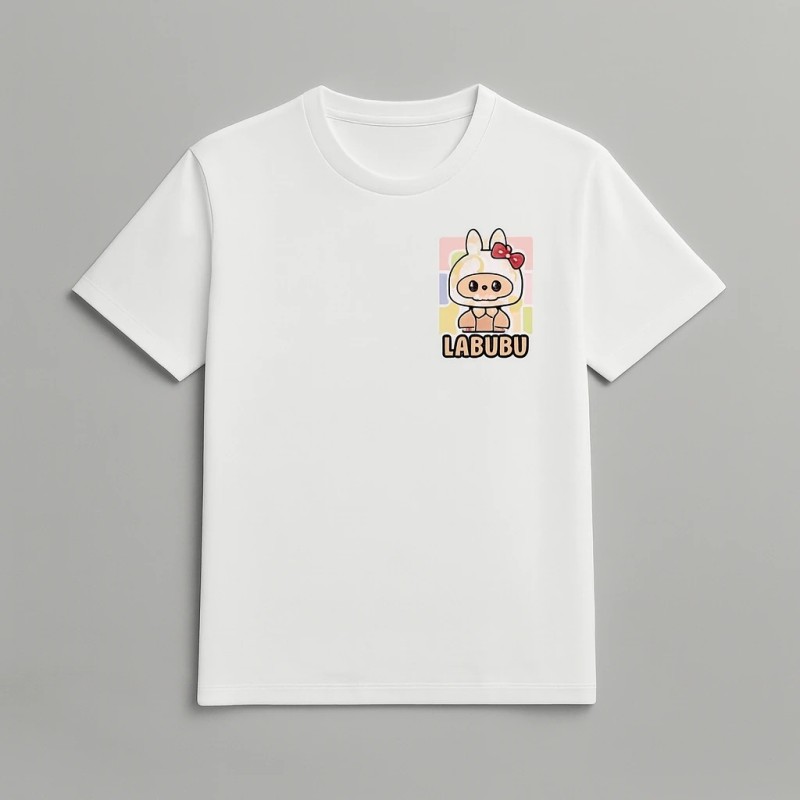 تیشرت آستین کوتاه زنانه طرح labubu کد7092180