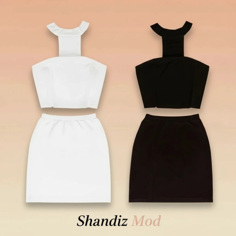 ست نیم تنه و دامن زنانه مدل مه لقا کد 7107597