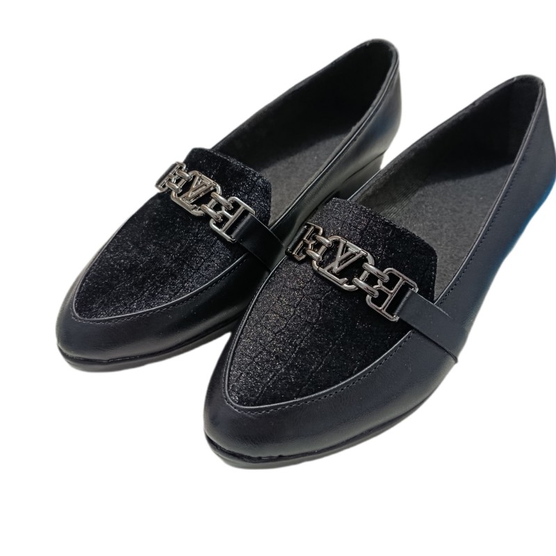 کفش کالج زنانه رویه مخمل طرح YL  کد 7146750