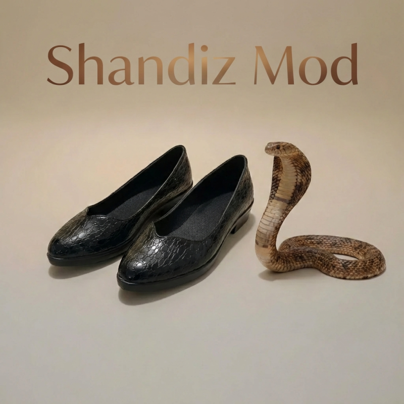 کفش کالج زنانه پوست ماری خاص شاندیز مد کد 7171194