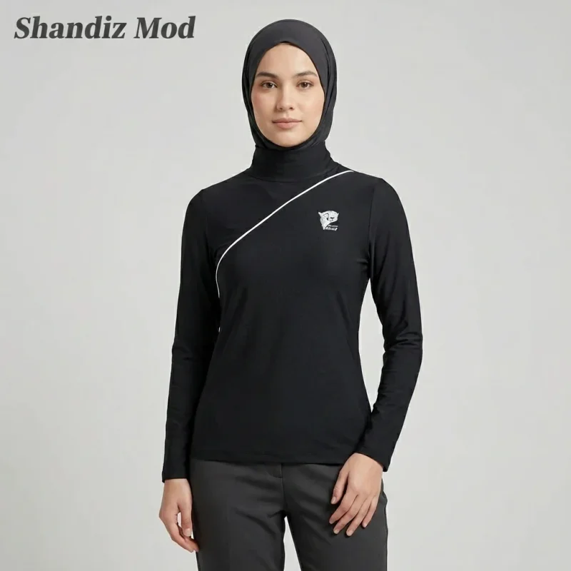 تی شرت ورزشی آستین بلند زنانه مدل یوز کد 6113734