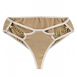 شورت زنانه طرح زنجیر طلایی کد 1002