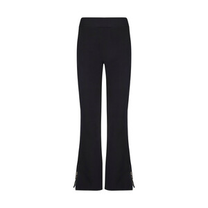 شلوار دخترانه مدل دمپا بغل زیپ دار  رنگ مشکی کد کد GID-SH11