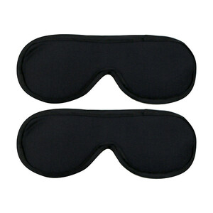 چشم بند خواب رنگ مشکی ساده بسته 2 عددی
