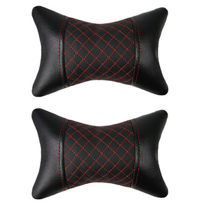 پشت گردنی صندلی خودرو  چرم  کد 6180971 بسته دو عددی(بک جفت)