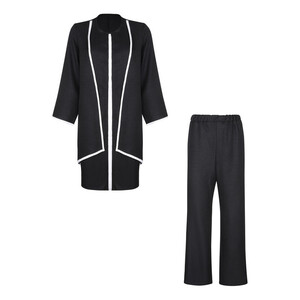 مانتو و شلوار زنانه مدل Par-01 رنگ مشکی