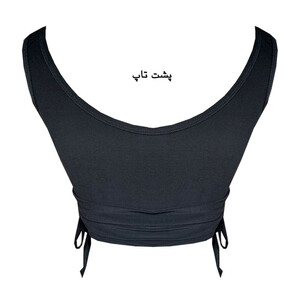 کراپ‌ تاپ دخترانه طرح از بغل بند دار