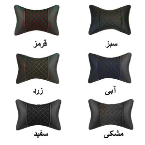 پشت گردنی طبی چرم و طرح لوزی صندلی خودرو