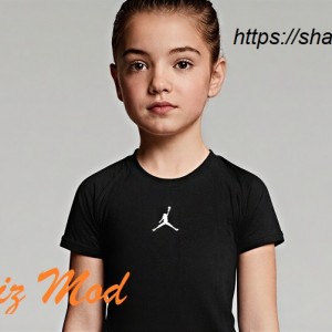 تی شرت ورزشی دخترانه طرح جورد JORD