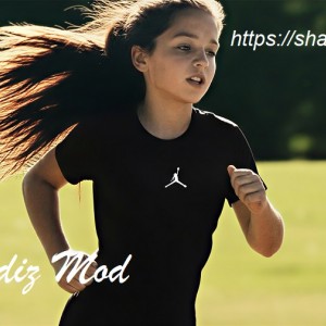 تی شرت ورزشی دخترانه طرح جورد JORD