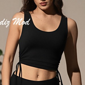 کراپ‌تاپ زنانه طرح بغل بند دار