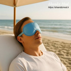 چشم بند خواب ساده پارچه ای رنگ مشکی