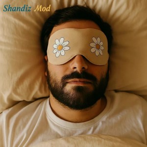 چشم بند خواب مدل گل زیبا کد 202