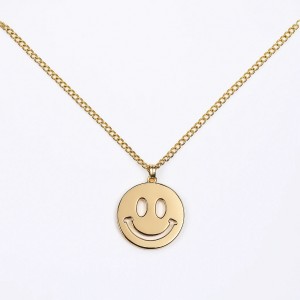 گردنبند مدل استیکر لبخند