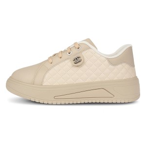 کفش زنانه ونس شیک کد 7071431 رنگ کرم لایت