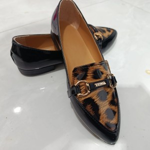 کفش مجلسی زنانه طرح پلنگی کد 7072405