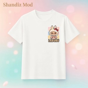 تیشرت آستین کوتاه زنانه طرح labubu کد7092180