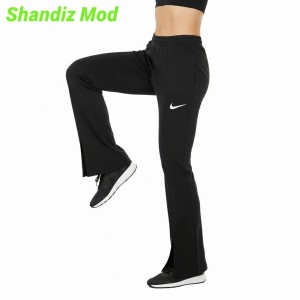 شلوار  زنانه اسپرت دم پا گشاد چاکدار کد 7106519