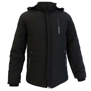 کاپشن مردانه گرم طرح سه زیپ جلو کد 7119727