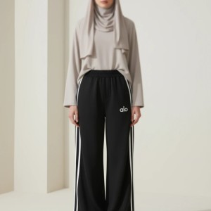 شلوار بگ اسپرت ورزشی زنانه طرح alo کد 7129019