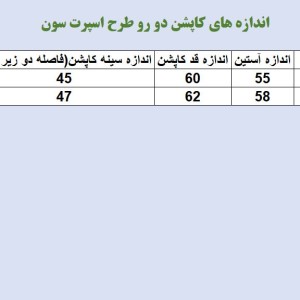 کاپشن زنانه  اسپرت دو رو  طرح سون کد 7146039