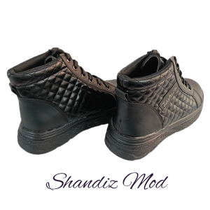 نیم بوت زنانه شیک چرم fashion کد 7146315