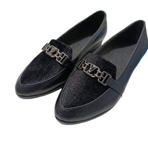 کفش کالج زنانه رویه مخمل طرح YL  کد 7146750