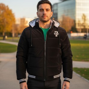 کاپشن مردانه اسپرت دو رو جوان پسند طرح سون کد 7145999