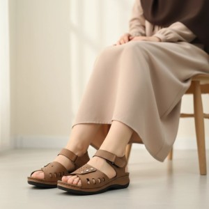 صندل زنانه مدل طب سه نگین الماس کد 12