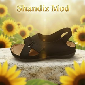 صندل زنانه پشت کش شاندیز مد طرح چسبی کد 7194930