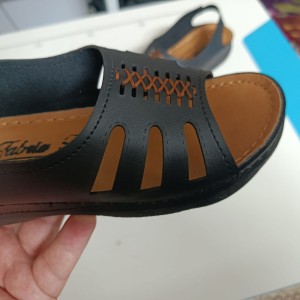 صندل زنانه پشت کشی مدل بافت کد 7195207