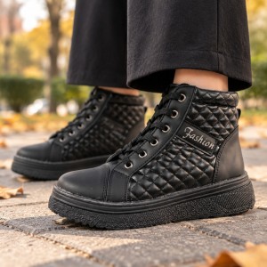 نیم بوت زنانه شیک طرح  fashion کد 7146315