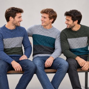 پلیور بافت مردانه شاندیز مد مدل Cold Pro کد 7733837 در رنگ های متنوع