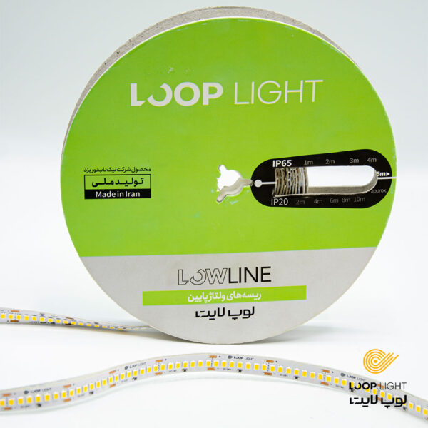 ریسه 10 متری انبه ای لوپ لایت 24 ولت با تراشه 2835
