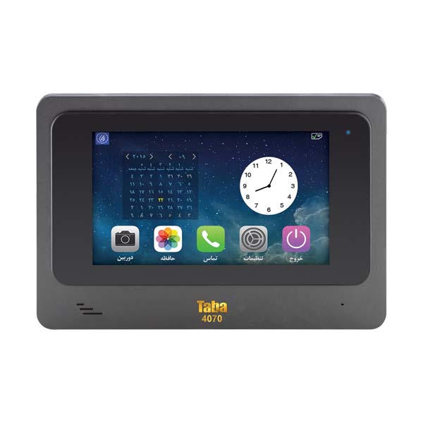 مانیتور تصویری 4070 TVD تابا لمسی بدون گوشی