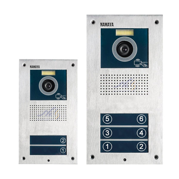 پنل آیفون تصویری نماوا لمسی کارتخوان RFID سری T