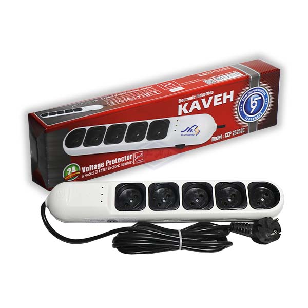 محافظ 5 راهی صوتی و تصویری استوانه‌ ای کاوه الکترونیک 25252