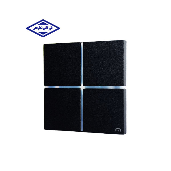 کلید لمسی ۴ پل فلزی هوشمند آلفا