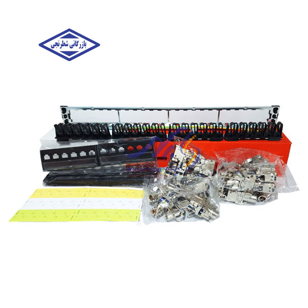 پچ پنل 24 پورت Cat6 SFTP لگراند شیلد دار 33563