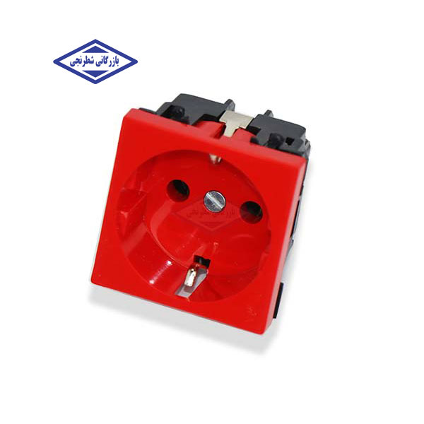 پریز برق ارت دار قرمز لگراند