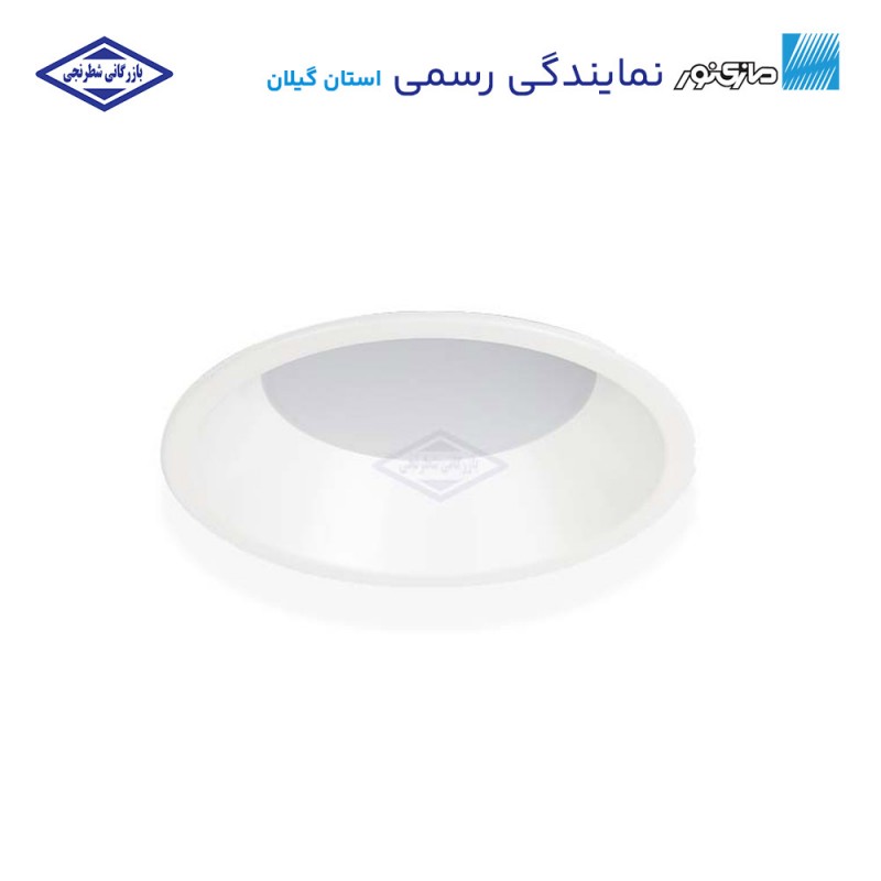 چراغ LED دانلایت توکار هلنا کامفورت مازی نور با دهانه 15 و 20 سانتی