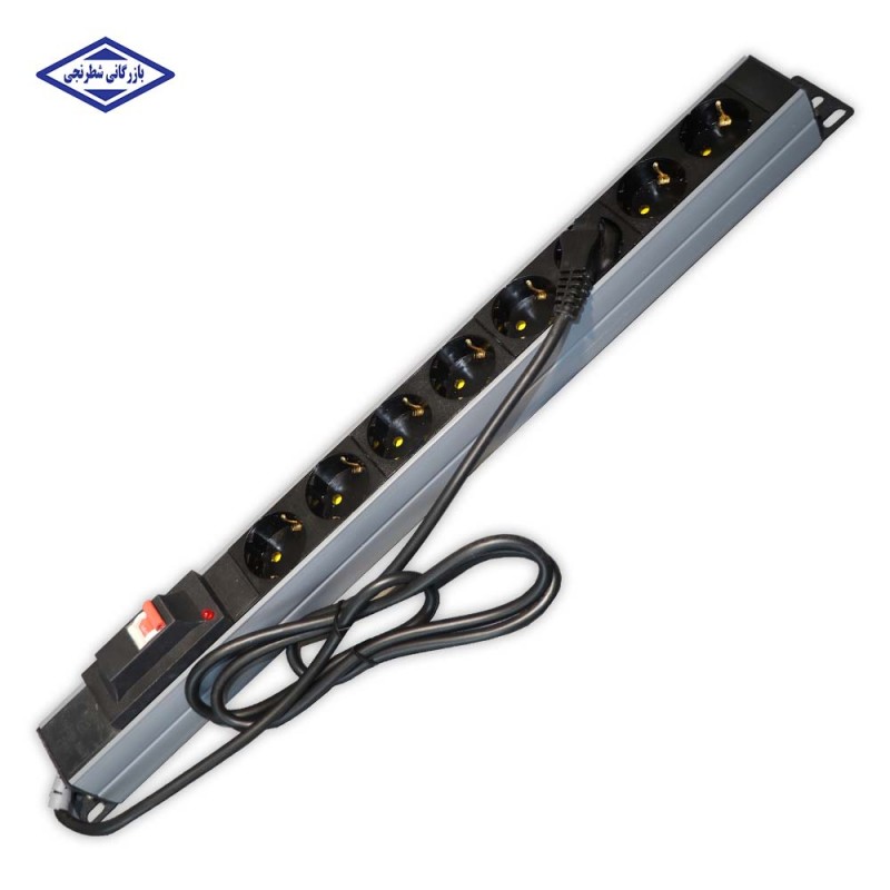 8 خانه فیوز دار رک مونت 1.8 متری پارت الکتریک