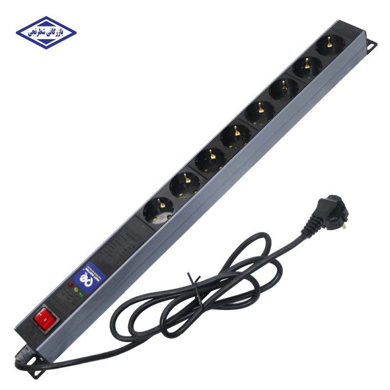 8 خانه رک مونت محافظ دار  پارت الکتریک