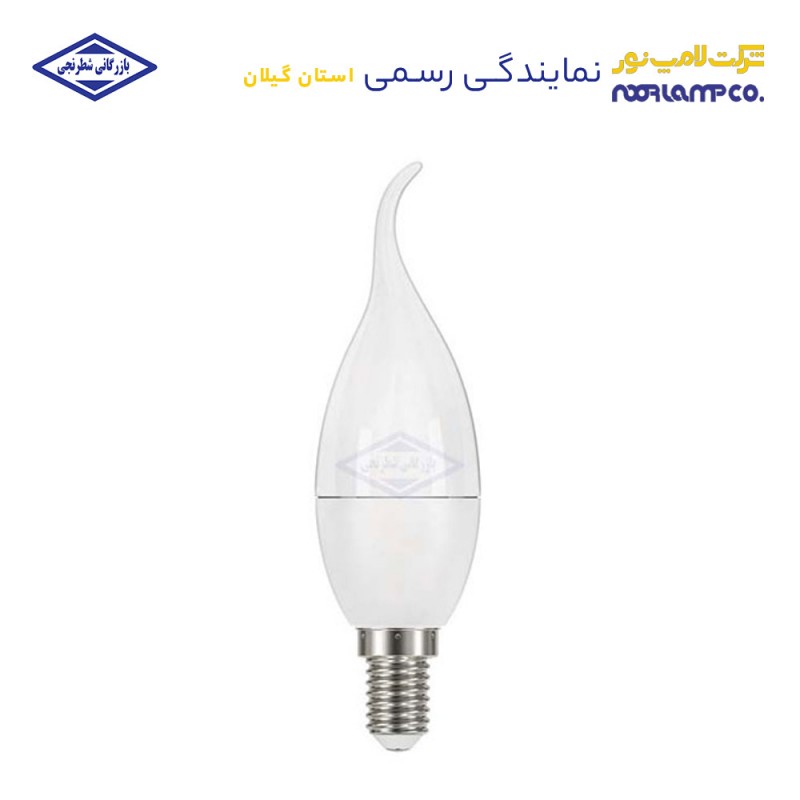لامپ ال ای دی 6 وات شمعی اشکی مات لامپ نور E14