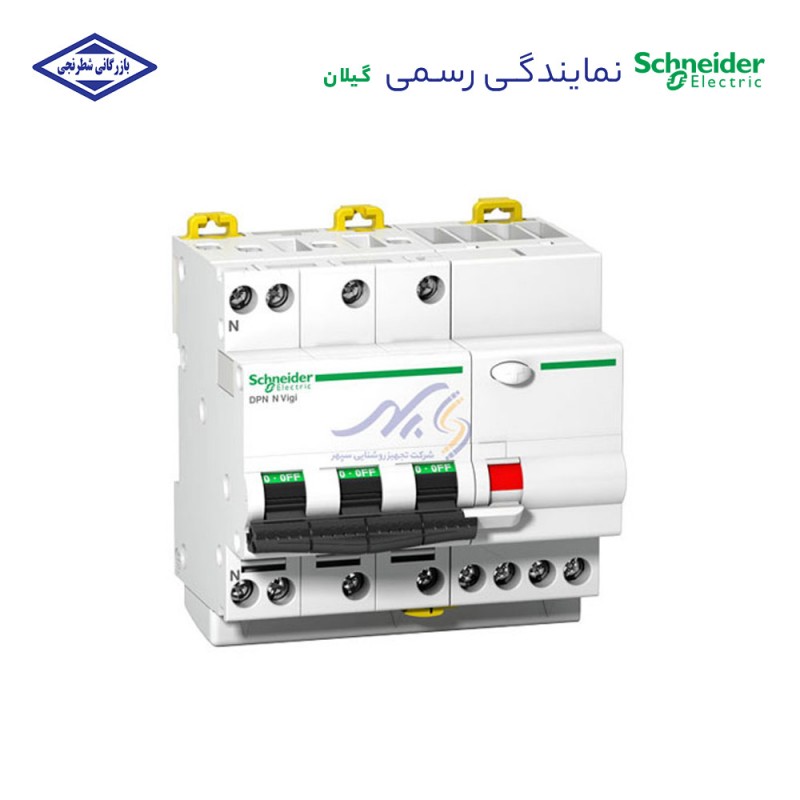 محافظ جان ترکیبی سه فاز اشنایدر از 10 تا 40 آمپر 6kA